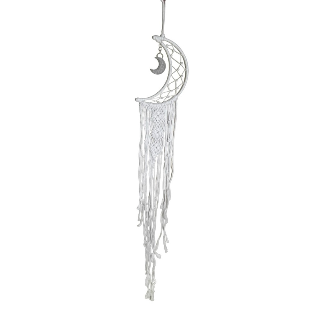 New Moon Shaped Dream Catcher